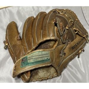 SSK ‎ LL-302 Vintage Baseball Glove Right Hand Thrower 100% Nylon Sewn (700)